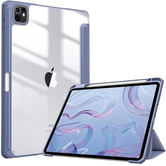 Funda Crystal Apple iPad Pro 2024 13 Compatible Azul Hover Image