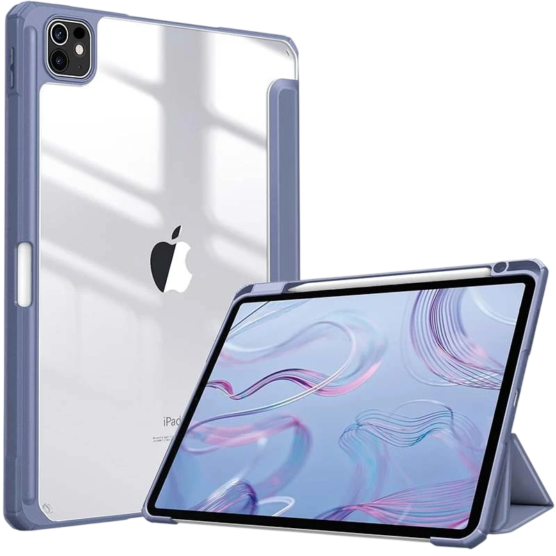 Funda Crystal Apple iPad Pro 2024 13 Compatible Azul