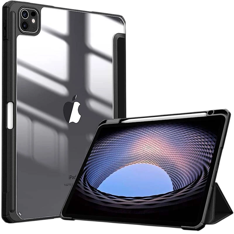 Funda Crystal Apple iPad Pro 2024 13 Compatible Negro