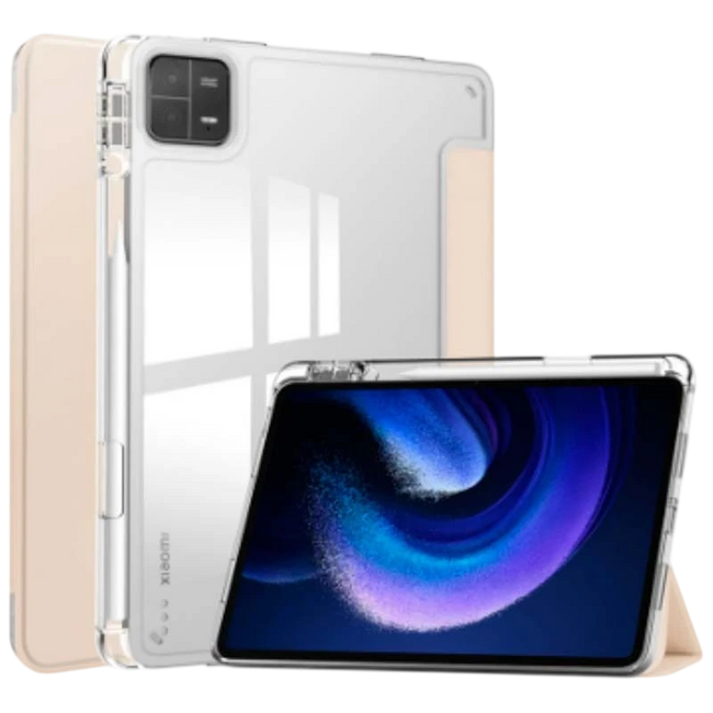 Funda Crystal Xiaomi Pad 6 Compatible Dorado Hover Image