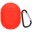 Funda de silicona con Mosquetón para Xiaomi Redmi Buds 3 Pro / POCO Buds Pro Rojo