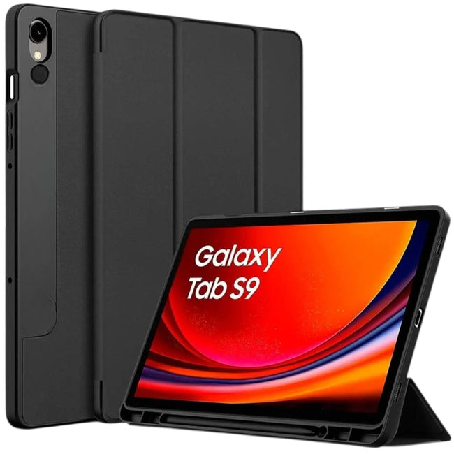 Funda Samsung Galaxy Tab S9 / S9 FE Compatible Negro Hover Image