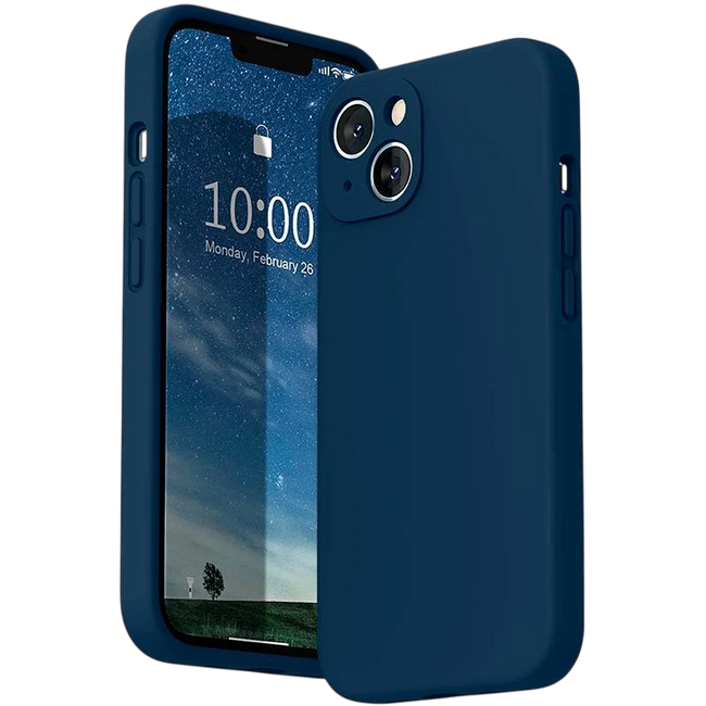 Funda iPhone 13 Square Liquid Premium Azul Hover Image