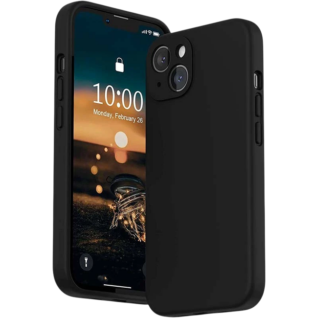 Funda iPhone 13 Square Liquid Premium Negro Hover Image