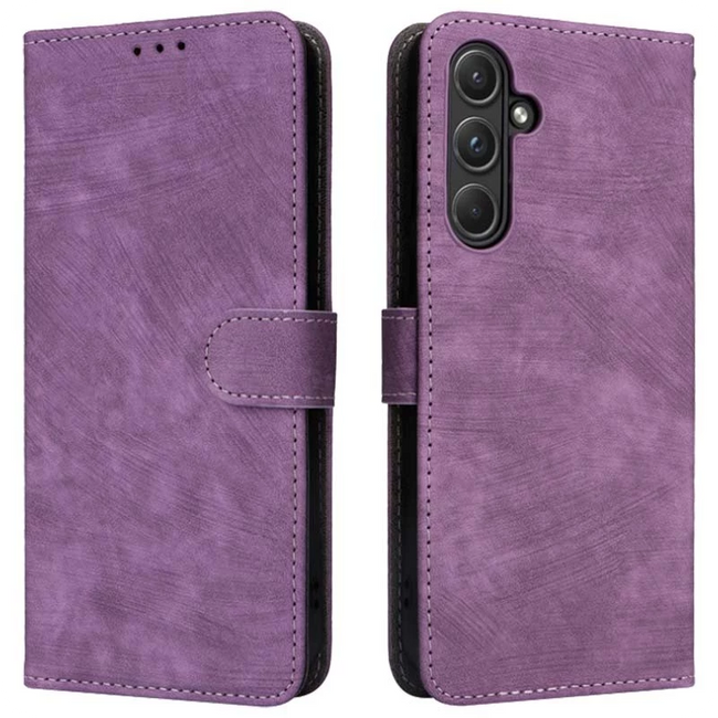Funda libro 360 Protection Samsung Galaxy A25 5G Púrpura Hover Image