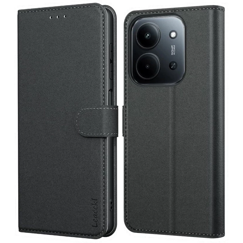 Funda libro 360 Protection Xiaomi Redmi 15C 4G/5G Negro