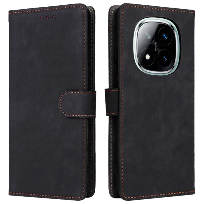 Funda libro 360 Protection Xiaomi Redmi Note 14 Pro Plus 5G Negro