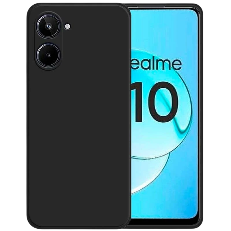 Funda Realme 10 Square Liquid Premium Negro