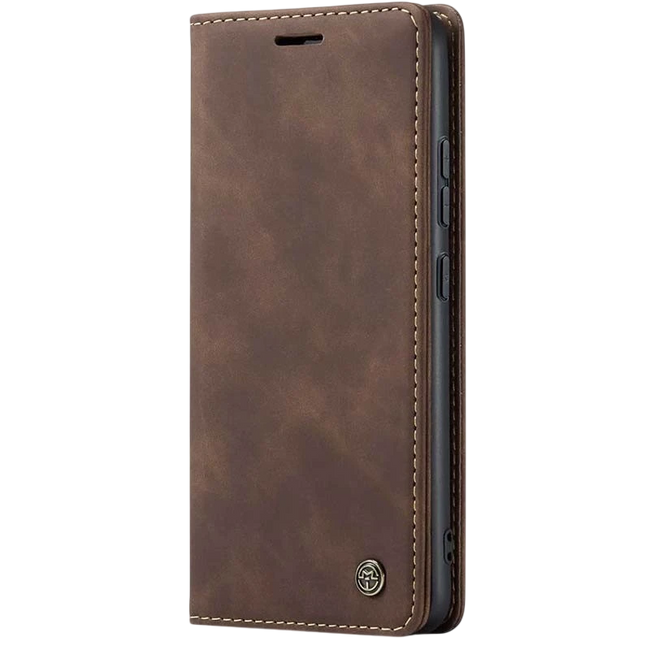 Funda libro Magnetic Wallet Xiaomi Redmi Note 13 Pro+ 5G Marrón Oscuro Hover Image