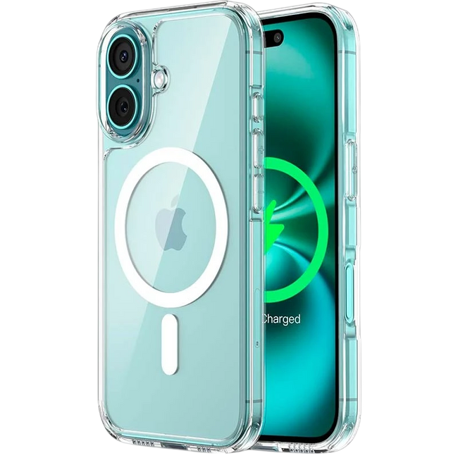 Funda Magsafe Compatible para iPhone 16 6.1" Transparente Hover Image