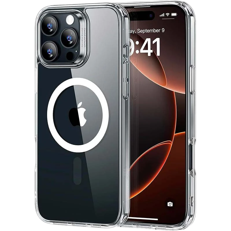 Funda Magsafe Compatible para iPhone 16 Pro 6.3 Transparente
