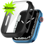 Funda PC + Cristal Templado Apple Watch 40mm - Compatible con Apple Watch 4/5/6/SE Negro