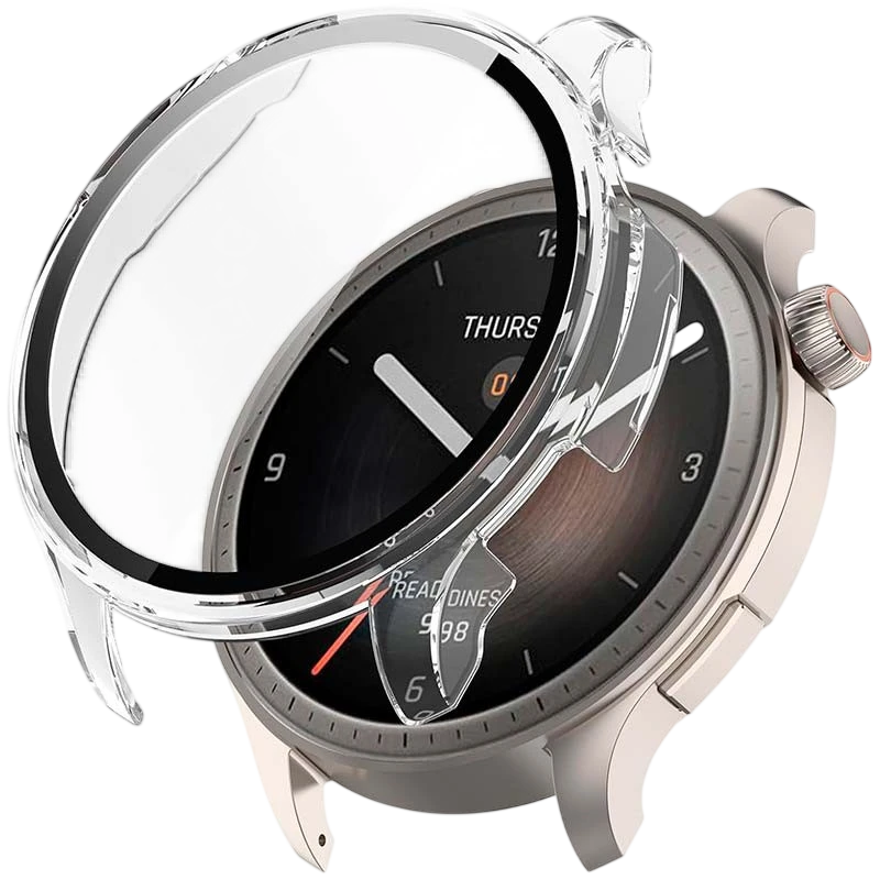 Funda PC + Cristal Templado Amazfit Balance Transparente