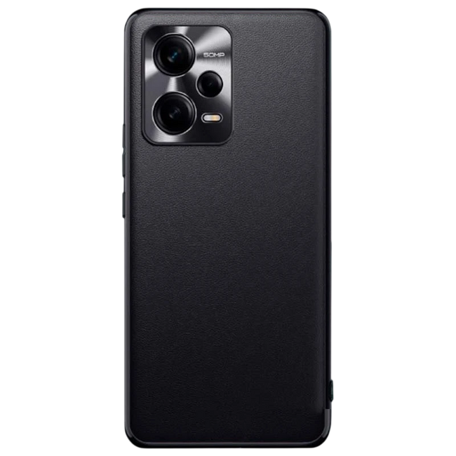 Funda de polipiel + TPU Xiaomi Redmi Note 12 Pro+ Negro Hover Image