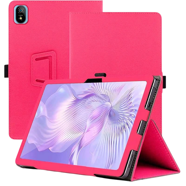 Funda Inteligente de PU Blackview Tab 18 con Soporte Rosa Hover Image