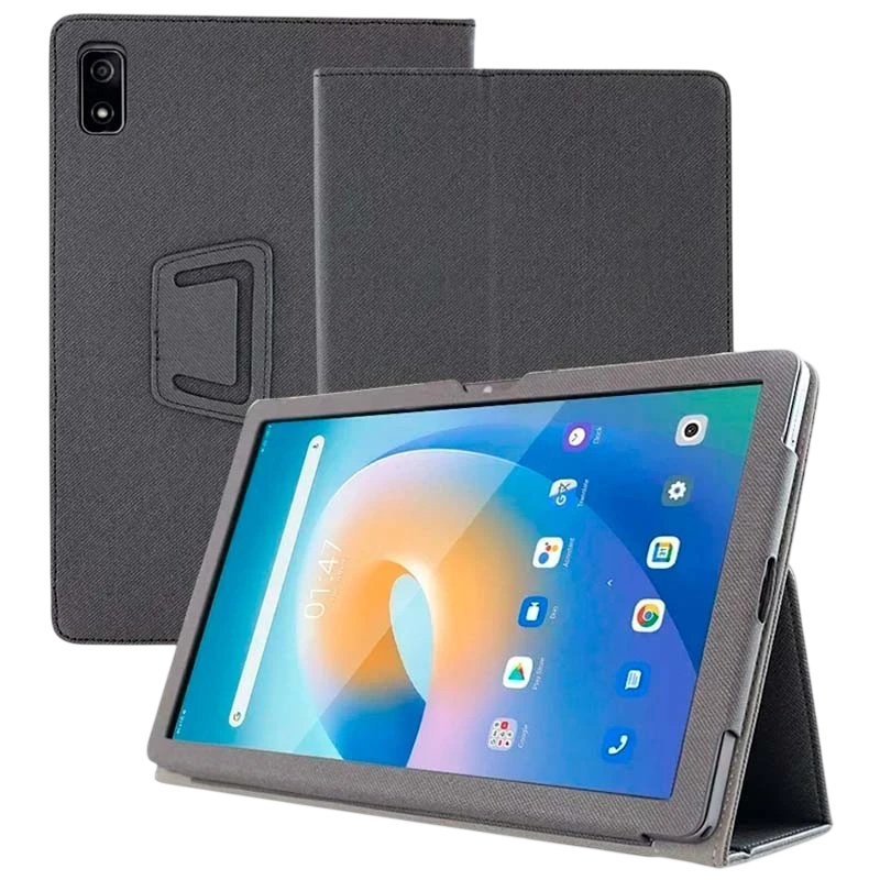 Funda Inteligente de PU Blackview Tab 9 con Soporte Negro