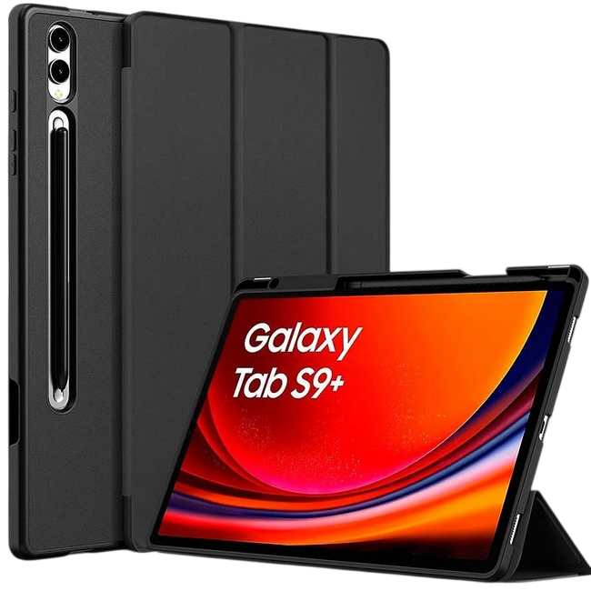 Funda Samsung Galaxy Tab S9+/S10+ Compatible Negro Hover Image