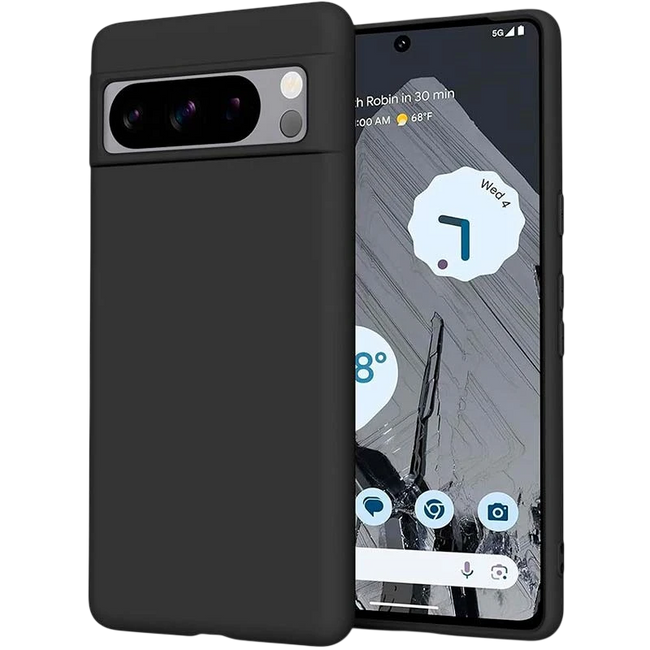 Funda de silicona Google Pixel 8 Pro Negro Hover Image