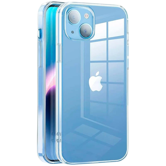 Funda de silicona iPhone 14 Transparente Hover Image