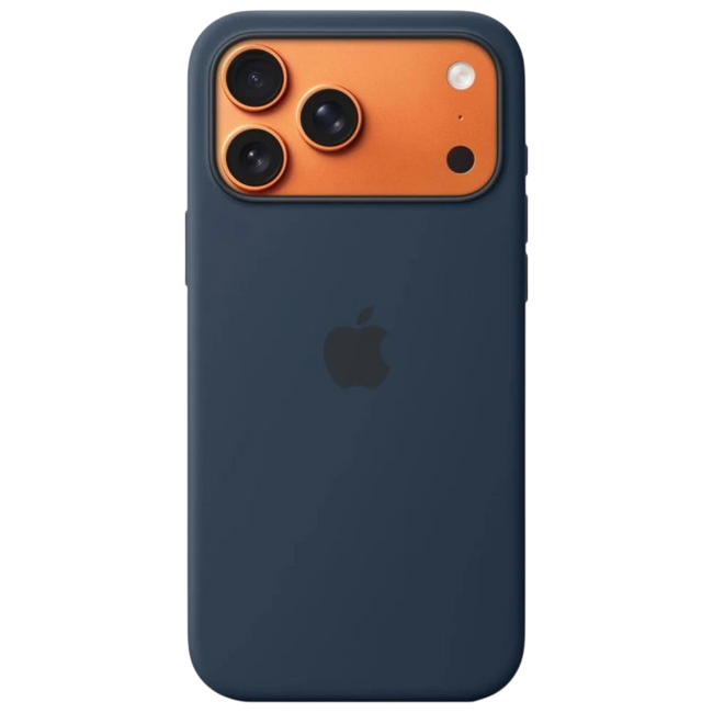 Funda de silicona con Magsafe iPhone 17 Pro Max - Medianoche Hover Image
