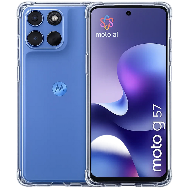 Funda de silicona Reinforced Motorola G57 Power Hover Image