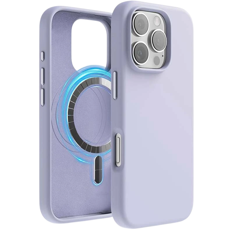 Funda Suave Magsafe Compatible iPhone 16 Pro Lavanda
