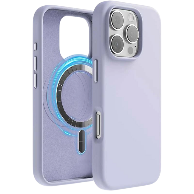 Funda Suave Magsafe Compatible iPhone 16 Pro Lavanda Hover Image