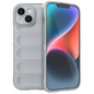 Funda de silicona Wave iPhone 15 Gris Claro
