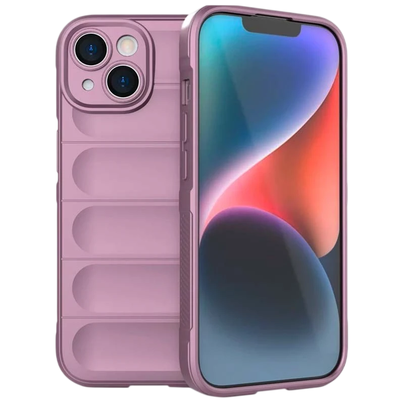 Funda de silicona Wave iPhone 15 Lavanda