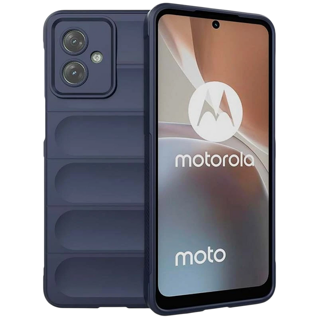 Funda de silicona Wave Motorola Moto G54 Azul Hover Image
