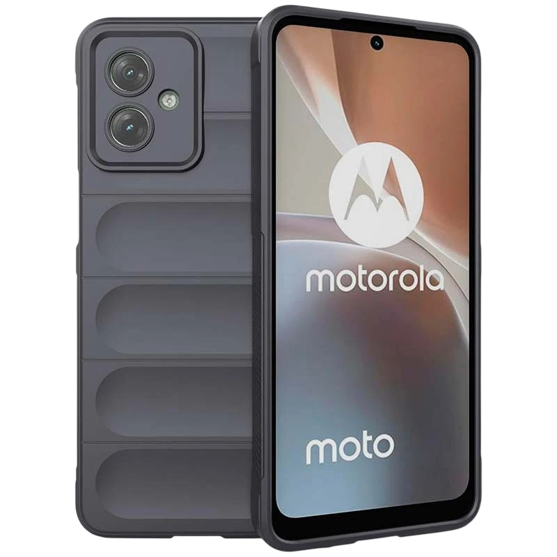 Funda de silicona Wave Motorola Moto G54 Gris
