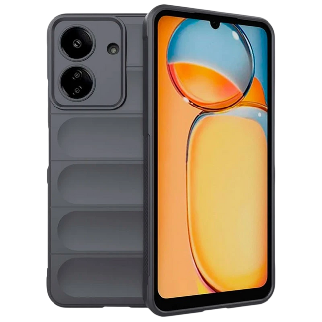 Funda de silicona Wave Xiaomi Redmi 13C / Poco C65 / Poco M6 5G Gris Hover Image