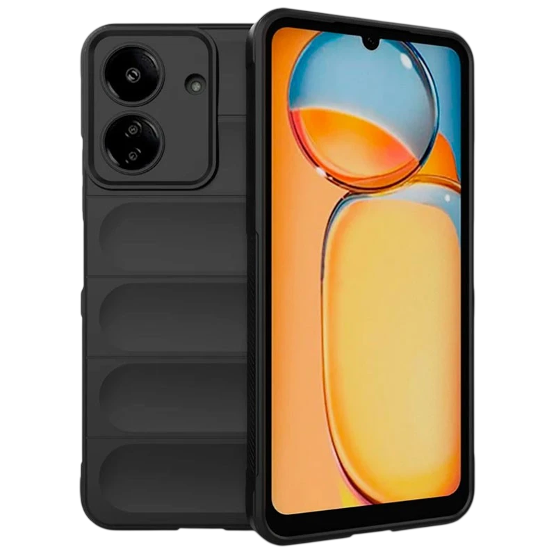 Funda de silicona Wave Xiaomi Redmi 13C / Poco C65 / Poco M6 5G Negro