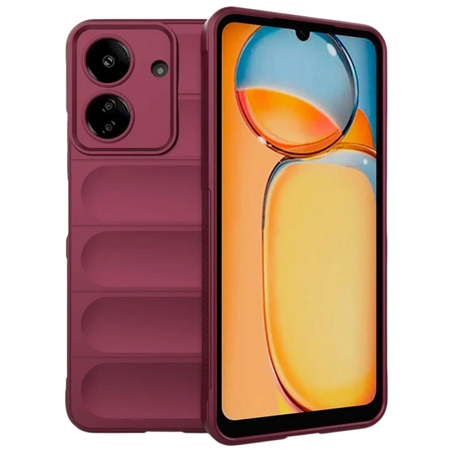 Funda de silicona Wave Xiaomi Redmi 13C / Poco C65 / Poco M6 5G Borgoa Hover Image