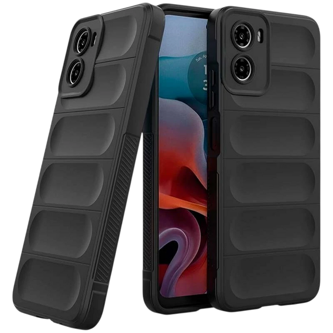Funda de silicona Wave Xiaomi Poco X7 Pro 5G Negro Hover Image