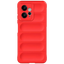 Funda de silicona Wave Xiaomi Redmi Note 12 4G Pro Rojo