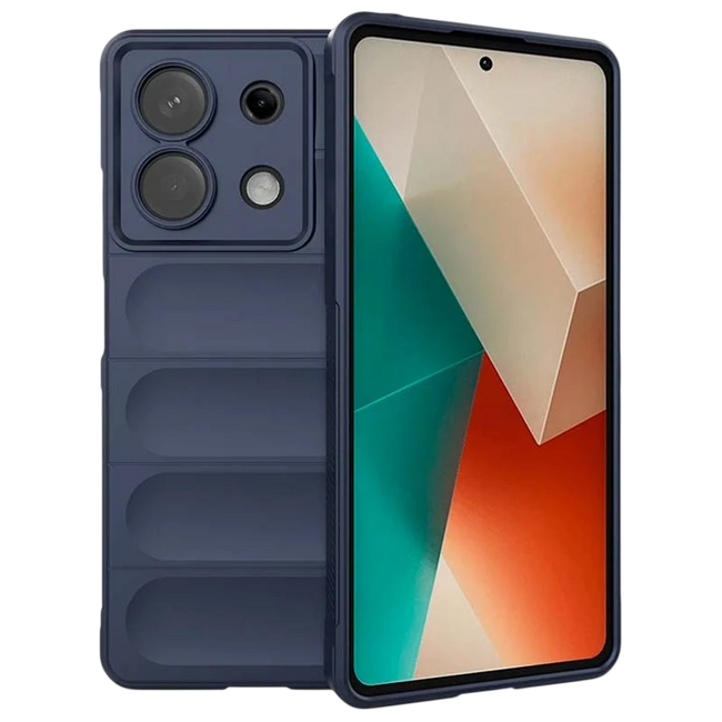 Funda de silicona Wave Xiaomi Redmi Note 13 5G Azul Oscuro Hover Image