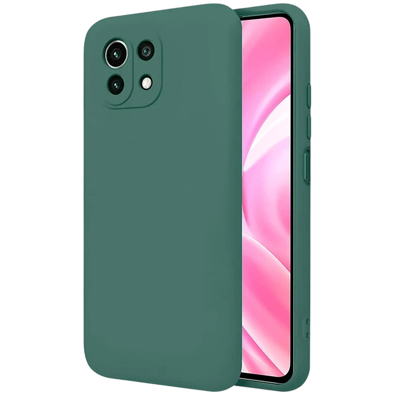 Funda Xiaomi Mi 11 Lite 4G / 5G / 5G NE Square Liquid Premium Verde