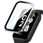 Funda protectora PC + Cristal Templado para Xiaomi Mi Smart Band 8 Active Transparente
