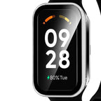 Funda protectora PC + Cristal Templado para Xiaomi Mi Smart Band 8 Active Transparente