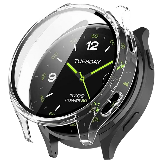 Funda PC + Cristal Templado Xiaomi Watch 2 Transparente Hover Image