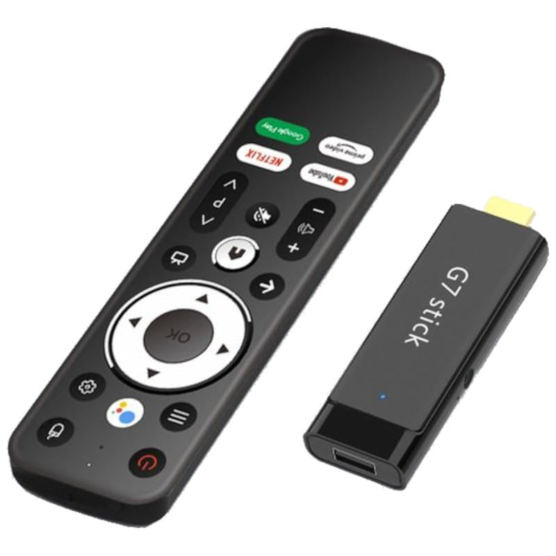 G7 Stick S905Y4 2GB/16GB Dual Wifi Control por Voz Android 11 - Android TV