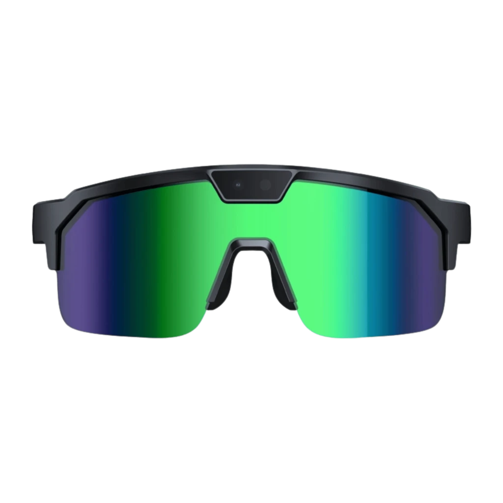 Zeblaze Q01 AI Sports Sunglasses Verde 8MP WiFi Bluetooth Gafas inteligentes