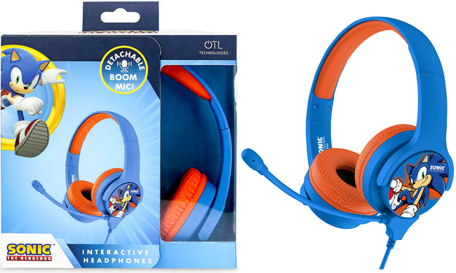 Auriculares Otl Interactive Headphone Sonic The Hedgehog (consolas/movil/tablet/pc) Hover Image
