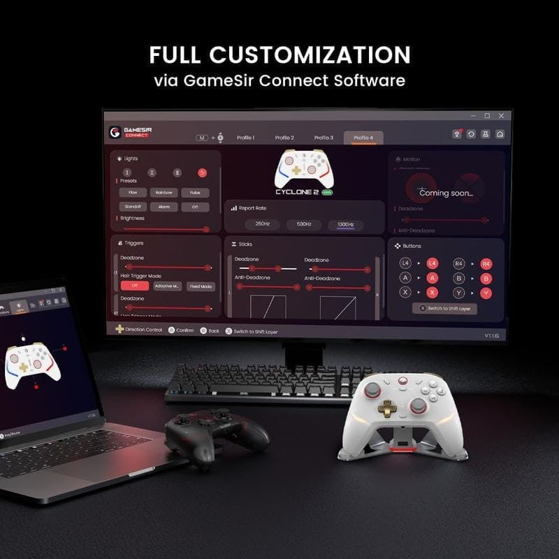 Mando GameSir Cyclone 2 Daybreak Blanco - Gamepad para Nintendo Switch/PC/Smartphones