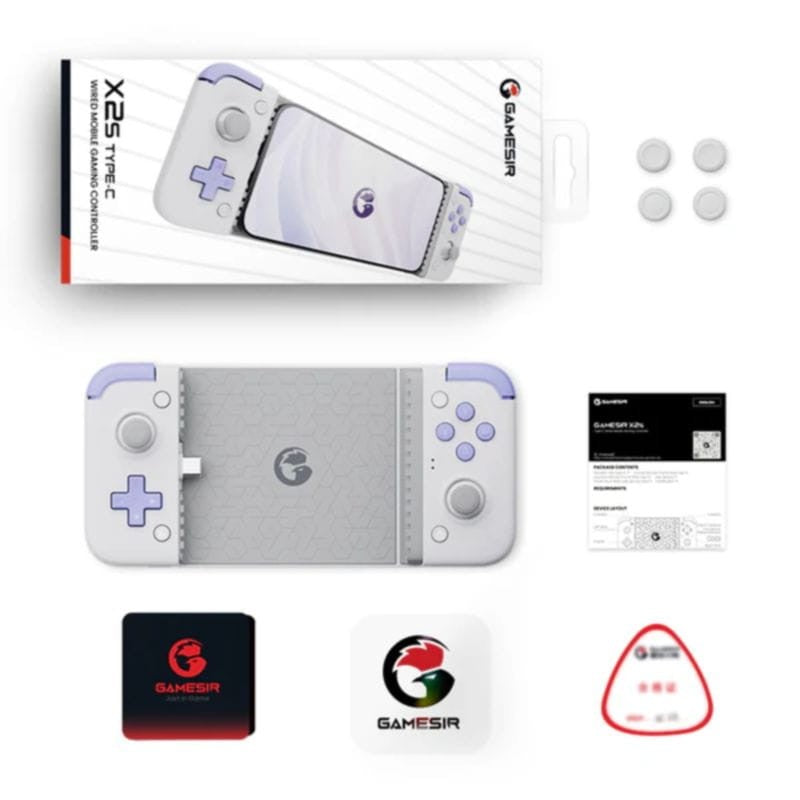 Gamepad Gamesir X2s para Android/iOS (Tipo C) Gris con joysticks de efecto Hall- Mando para smartphones