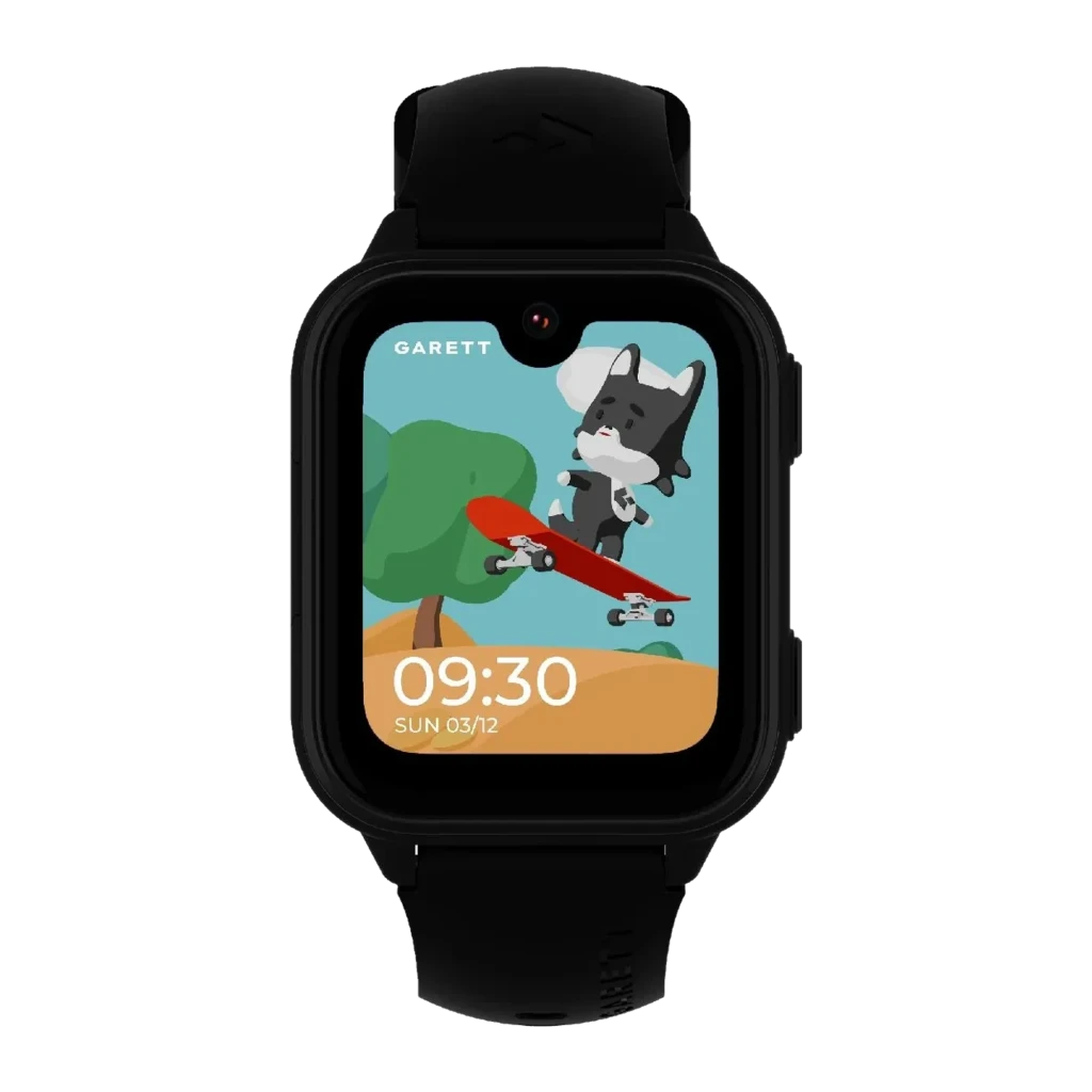 Garett Kids Vibe AI 4G Negro 1,78 pulgadas AMOLED GPS Llamadas 1,5 días IP67 Smartwatch