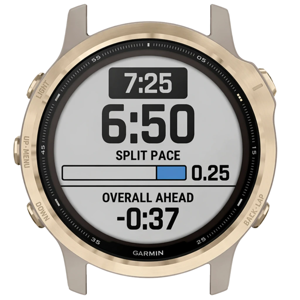 Garmin Fenix 6S Pro Solar Gris Arena 42mm Reloj inteligente Renovado - Estado Premium