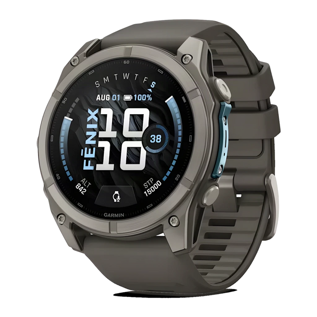 fenix 9 51mm, AMOLED, Pebble Gray, Bare Ti,EMEA/AUS/AFR Hover Image