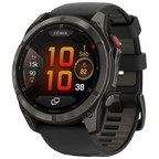 Garmin Fenix 8 Pro 47 mm Zafiro Gris Titanio Correa Silicona Negro 1,4 pulgadas AMOLED 27 días 10ATM Smartwatch